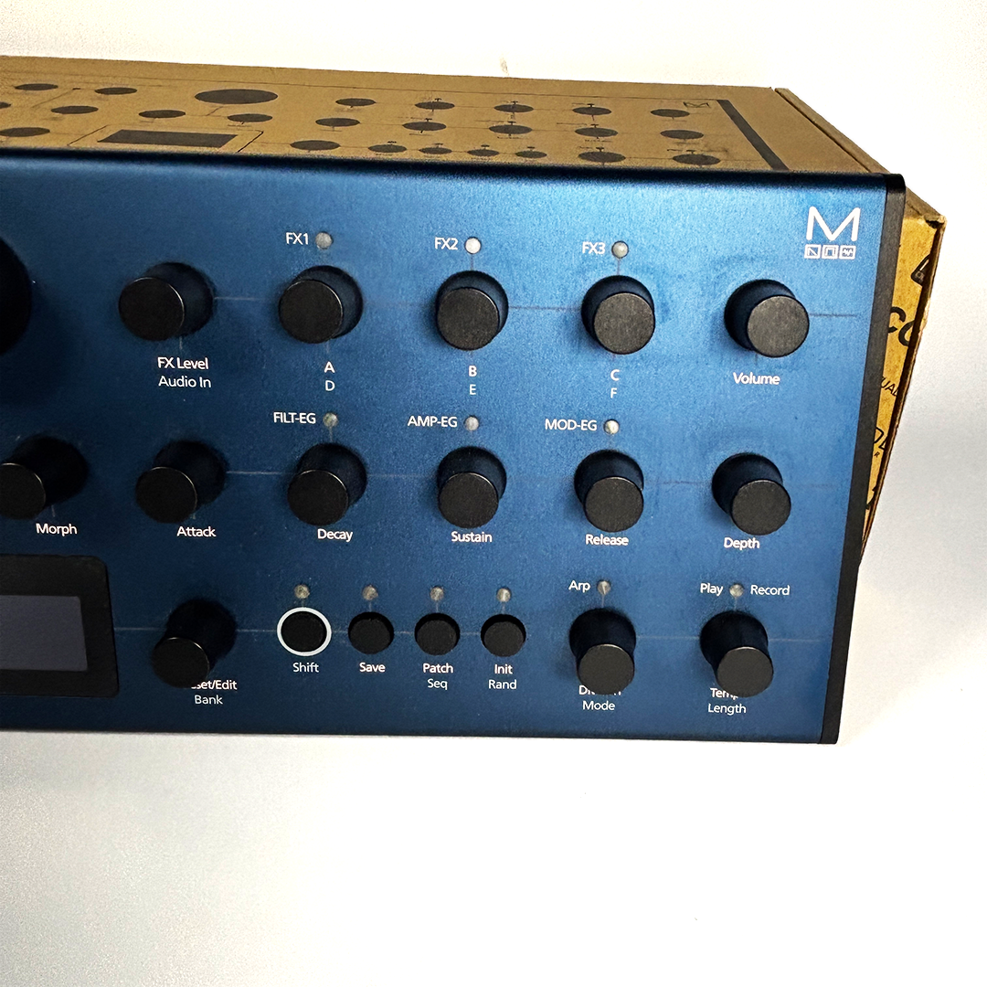 Modal Cobalt8M front panel with controls and screen 3 – used synthesizer module