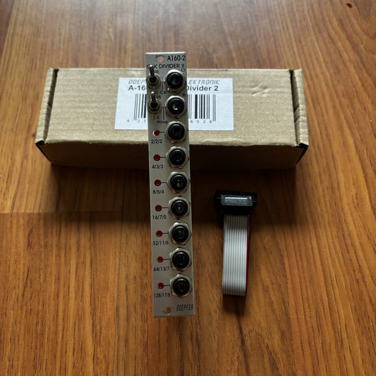 Doepfer A-160-2 Clock/Trigger Divider II Eurorack Module Silver - Second Hand